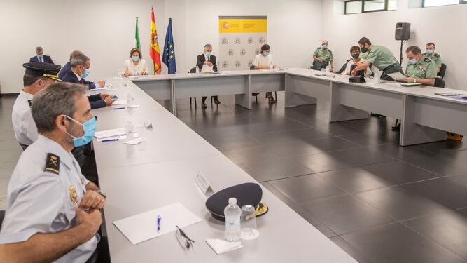 Reunión para abordar el Plan contra el narcotráfico del Campo de Gibraltar
