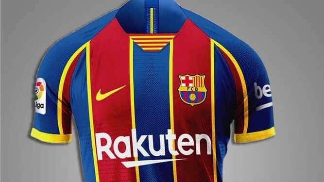 Esta es la camiseta del primer equipo del Barcelona para la temporada 2020-21.