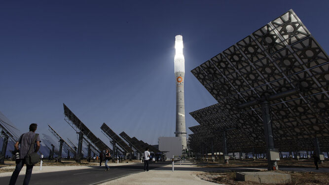 Planta solar de Torresol en Fuentes de Andalucía, Sevilla
