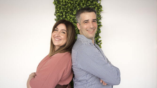 Luis e Irene, los fundadores de una empresa reconocida como una de las cooperativas más innovadoras de Málaga