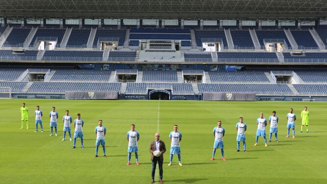 El Málaga CF presume de sus 15 fichajes
