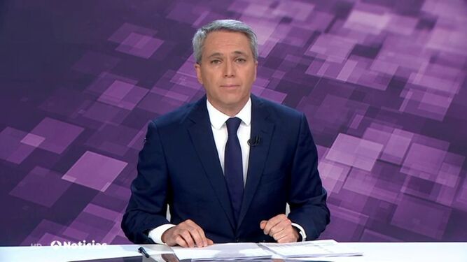 Vicente Vallés, conductor de 'Antena 3 Noticias 2', el informativo más visto