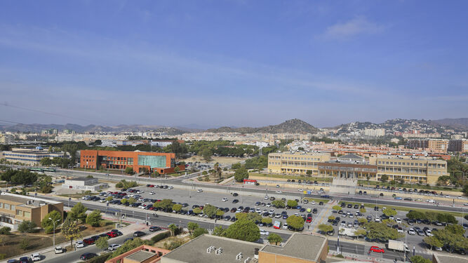 Vista del campus de la Universidad de Málaga.