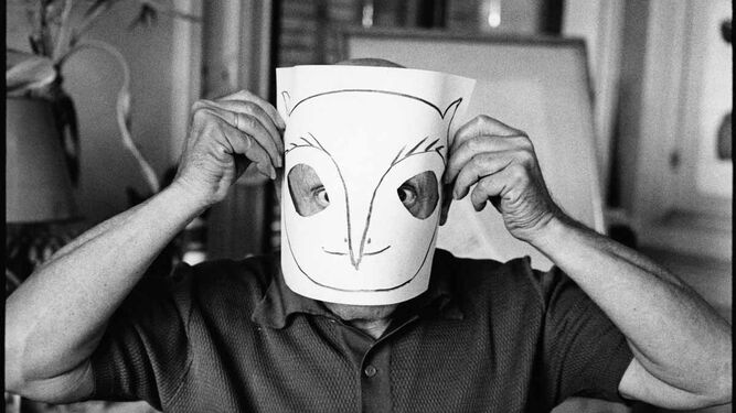 Pablo Picasso, fotografiado por  David Douglas Duncan.