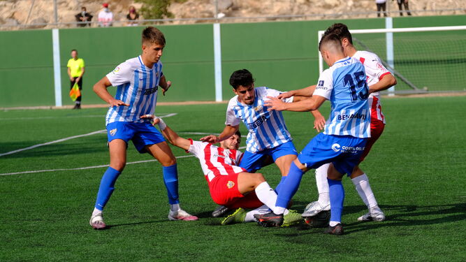 El Almería-Málaga del fin de semana pasado de División de Honor juvenil.
