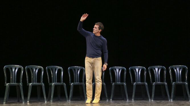 Antonio Banderas, en el Teatro del Soho Caixabank.
