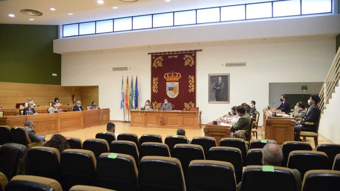Vista general del Pleno celebrado en el Ayuntamiento de Torremolinos.