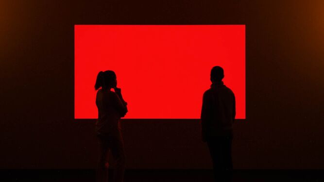‘Cherry’ (1998), la instalación de James Turrell (Pasadena, California, 1943), en el Museo Picasso.