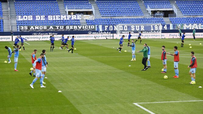 El M&aacute;laga CF-Real Oviedo, en fotos
