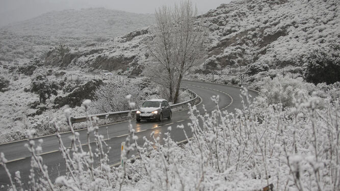 Nieve en Ronda.