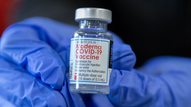 La vacuna de Moderna contra el coronavirus.