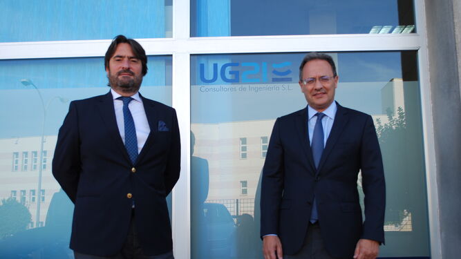 Manuel González Moles  y Ozgur Unay Unay, CEO y presidente de UG21, respectivamente