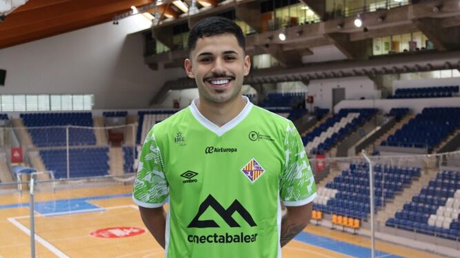 Daniel Airoso, con la camiseta del Palma Futsal.