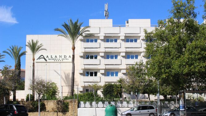 Vista del hotel de cuatro estrellas Alanda, en Marbella.