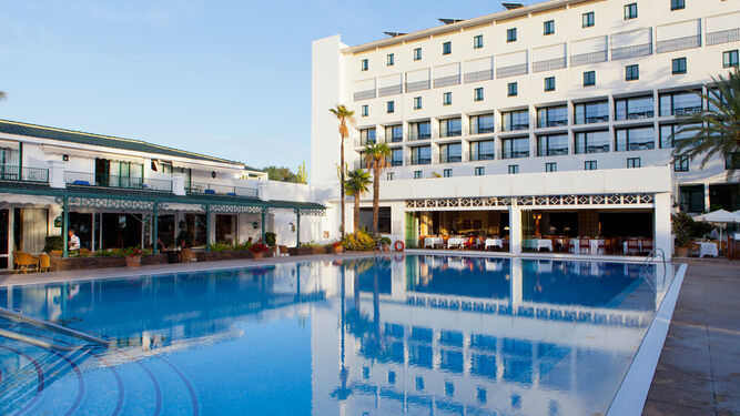 Vista del hotel de cinco estrellas Gran Lujo Los Monteros, en Marbella.