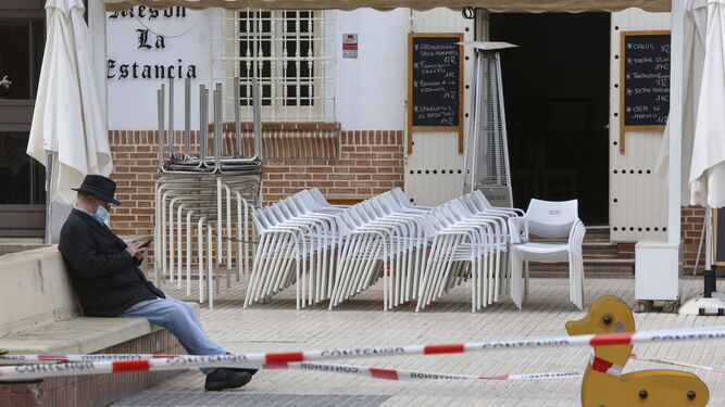 Un restaurante de Málaga cerrado el primer día de su nuevo cierre