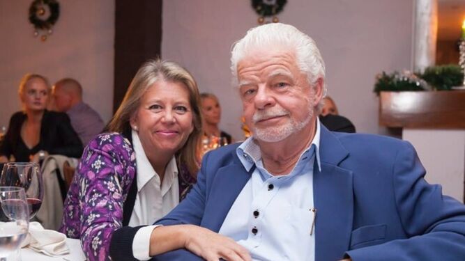 La alcaldesa de Marbella, Ángeles Muñoz, y su marido, el empresario Lars Broberg.