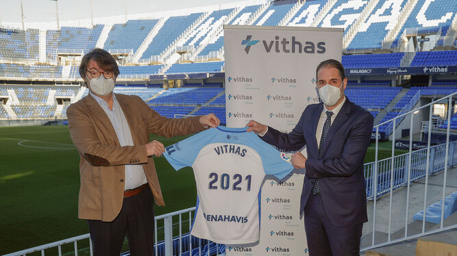 Vithas Málaga renueva su acuerdo con el Málaga CF como proveedor médico oficial.