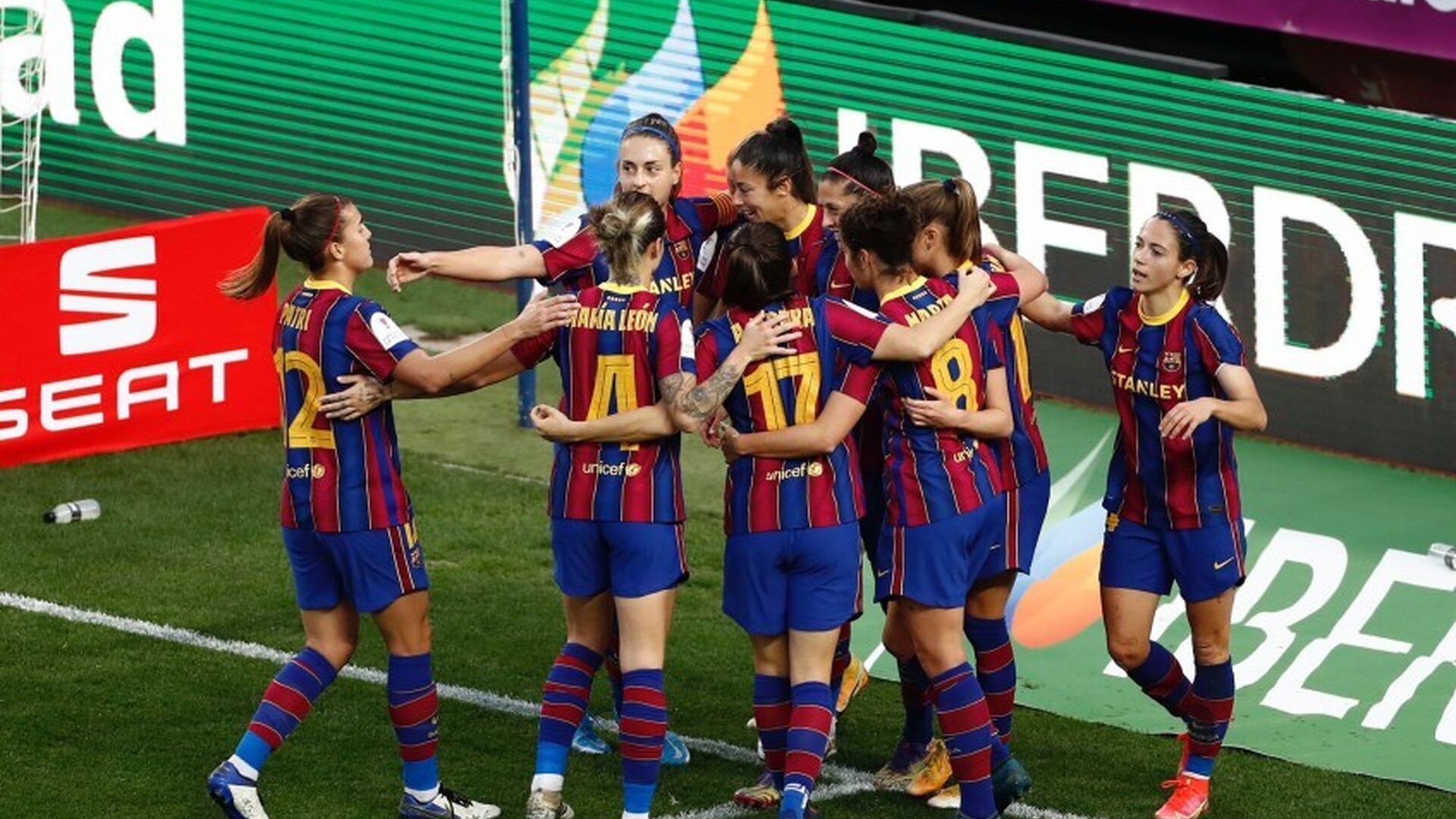 Las fotos de la final de la Copa de la Reina Barcelona-Logro&ntilde;o en La Rosaleda