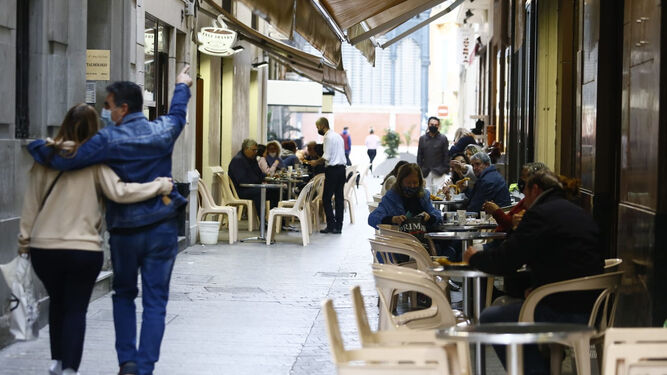 Reapertura de la actividad no esencial en Málaga capital.