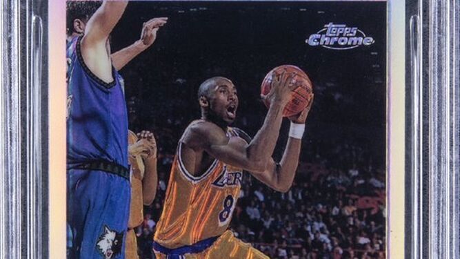 Venden una tarjeta de colección de Kobe Bryant en casi dos millones de dólares