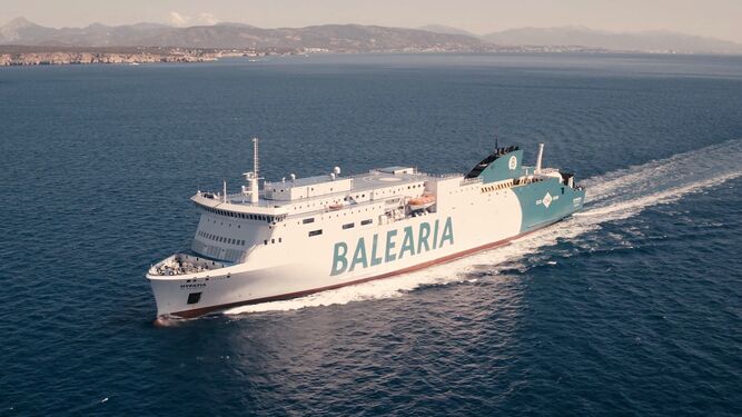 El ferry ‘Hypatia de Alejandría’ que cubrirá la línea Málaga-Melilla.