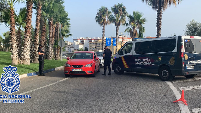 Operativo de la Policía Nacional contra el tráfico de drogas en Marbella,