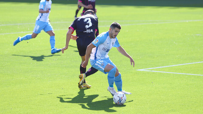 Jairo, en el Málaga CF - Tenerife