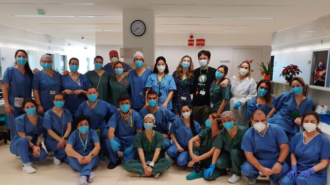 Profesionales del Hospital Valle del Guadalhorce.