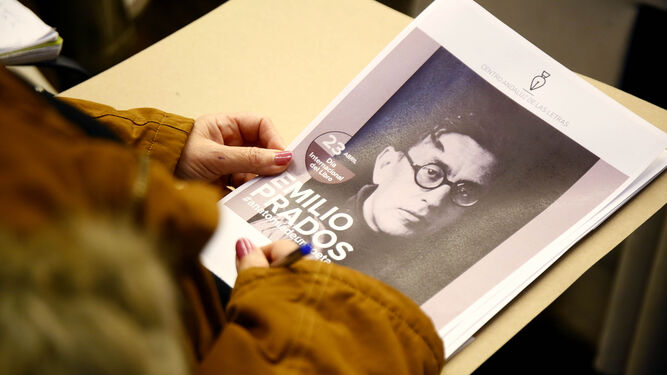 La imagen de Emilio Prados, en la programación del Centro Andaluz de las Letras para el Día del Libro.