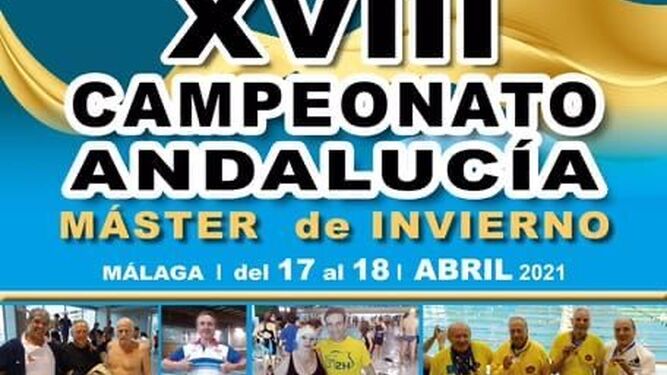 Cartel del Campeonato de Andalucía master.
