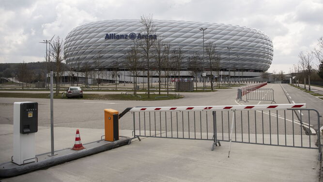 El imponente Allianz Arena, estadio donde juega el Bayern Múnich.