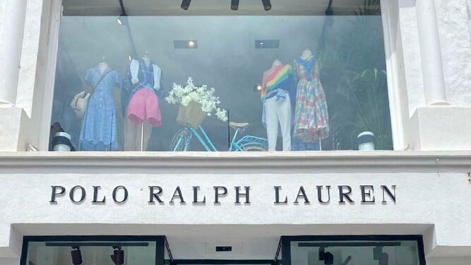 Vista de la nueva tienda de la marca Polo Ralph Lauren en Puerto Banús.