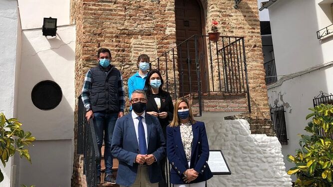 La Diputación de Málaga rehabilitará el campanario del alminar mudéjar de Árchez