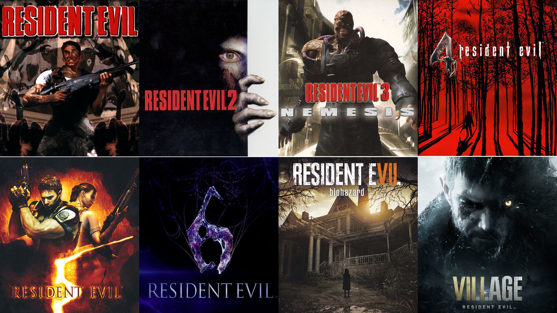 25 a&ntilde;os de 'Resident Evil': todos los juegos desde el original hasta 'Village'
