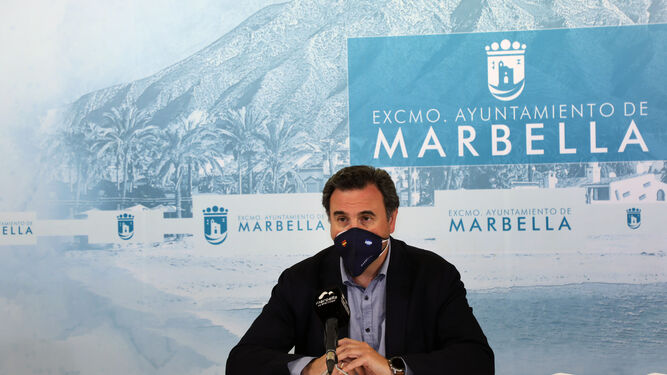 El portavoz del equipo de Gobierno del Ayuntamiento de Marbella, Félix Romero.