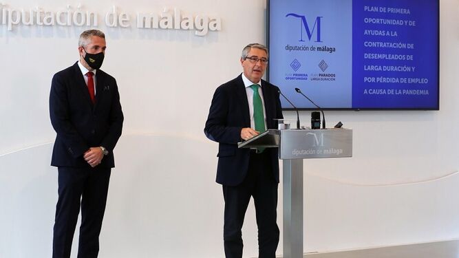 Presentación de los planes de empleo de la Diputación de Málaga