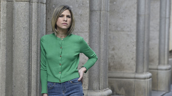 La periodista y escritora Karina Sainz Borgo, fotografiada en una anterior visita a Sevilla.