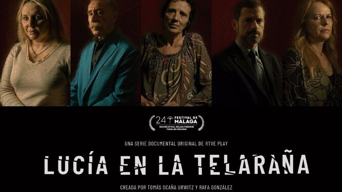 El cartel que anuncia la serie documental 'Lucía en la telaraña'
