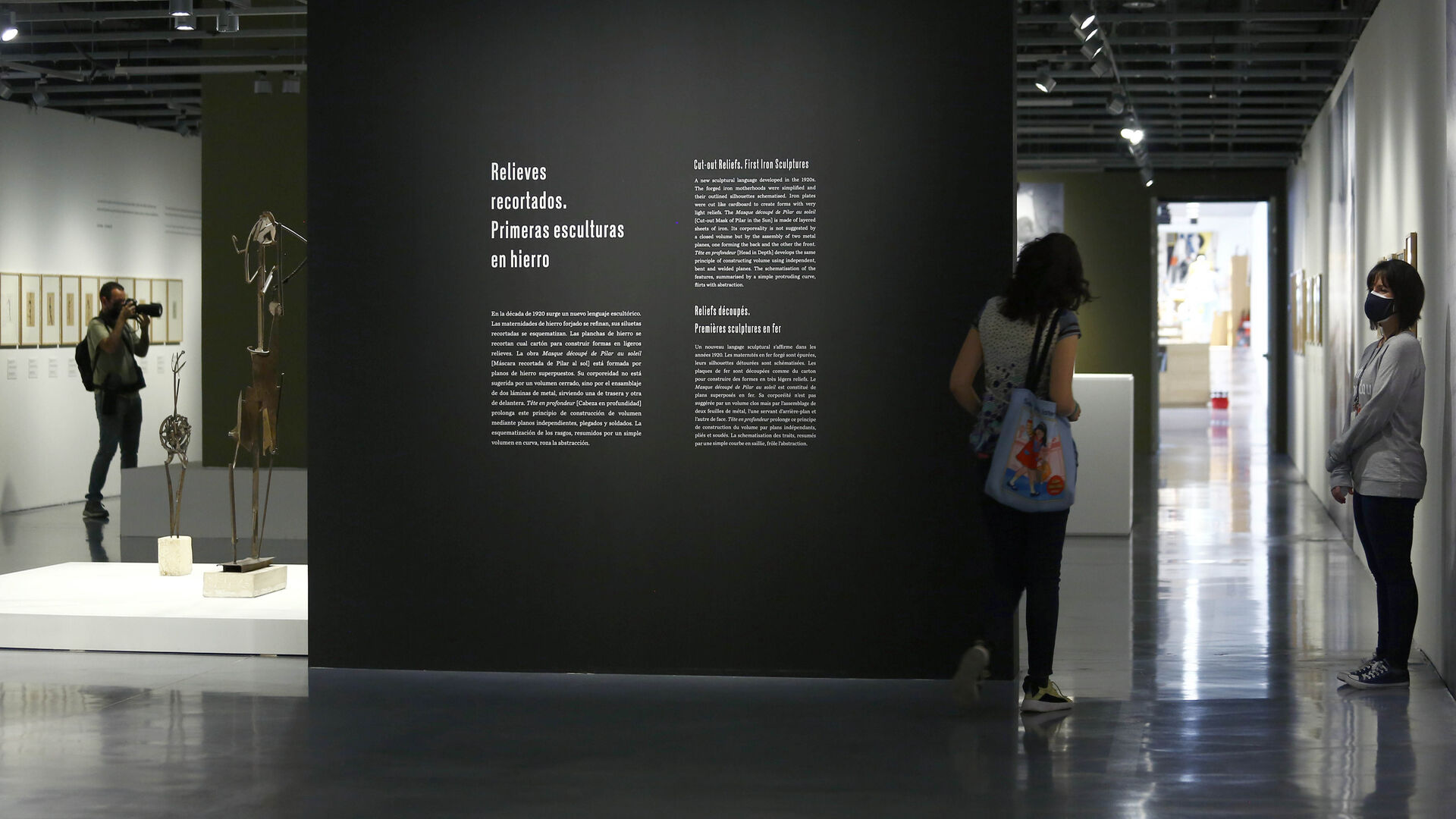 Fotos de la exposici&oacute;n 'Julio Gonz&aacute;lez' en el Pompidou de M&aacute;laga