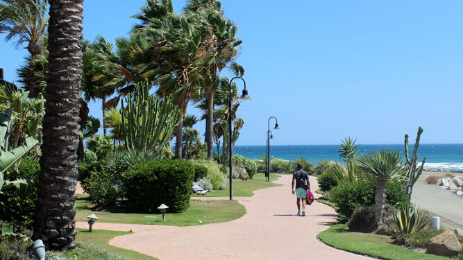 Vista del corredor litoral de Estepona.