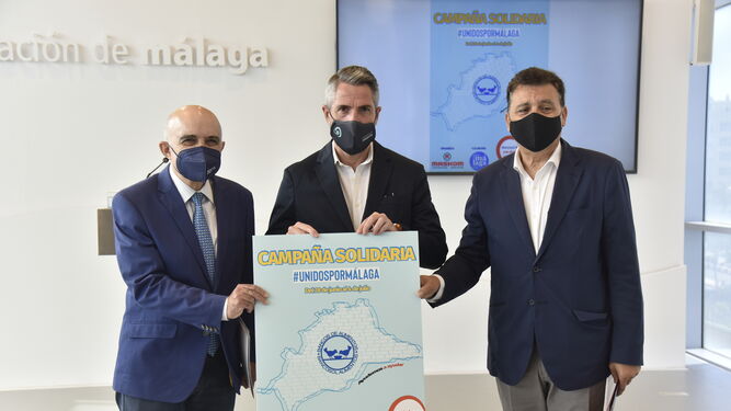 Vázquez, Maldonado y Cuberos presentan la campaña solidaria a favor de Bancosol.
