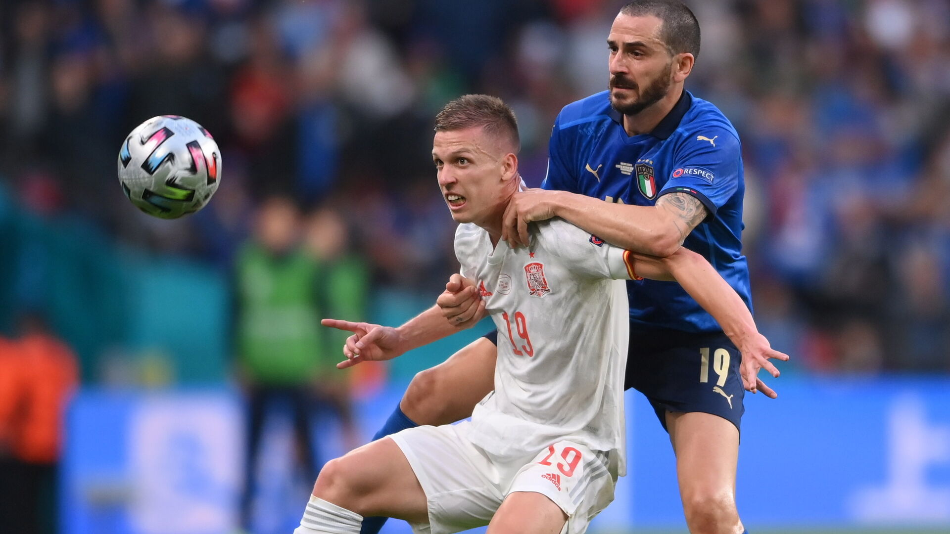 Las im&aacute;genes de la semifinal Italia-Espa&ntilde;a de Eurocopa