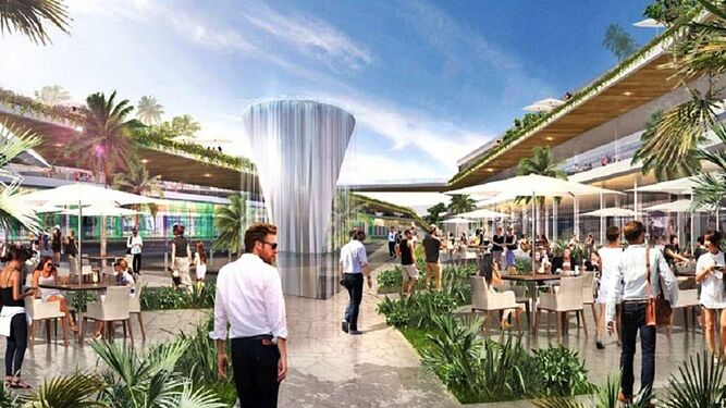 Recreación del complejo comercial en Marbella con inversión inicial de 100 millones