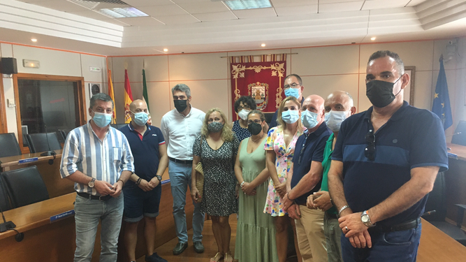 Reunión del Ayuntamiento con los representantes de los trabajadores de Tívoli.