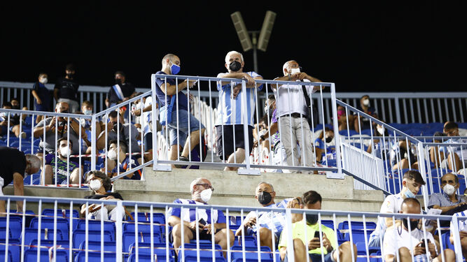 Aficionados en La Rosaleda para el Málaga CF-Alcorcón