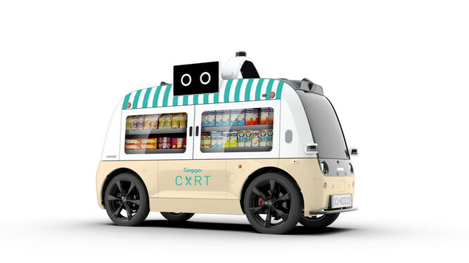 Goggo Cart, el food truck autónomo que te lleva la comida hasta donde tu estás