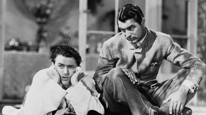 James Stewart y Cary Grant en una imagen de 'Historias de Filadelfia' (1941, Cukor).