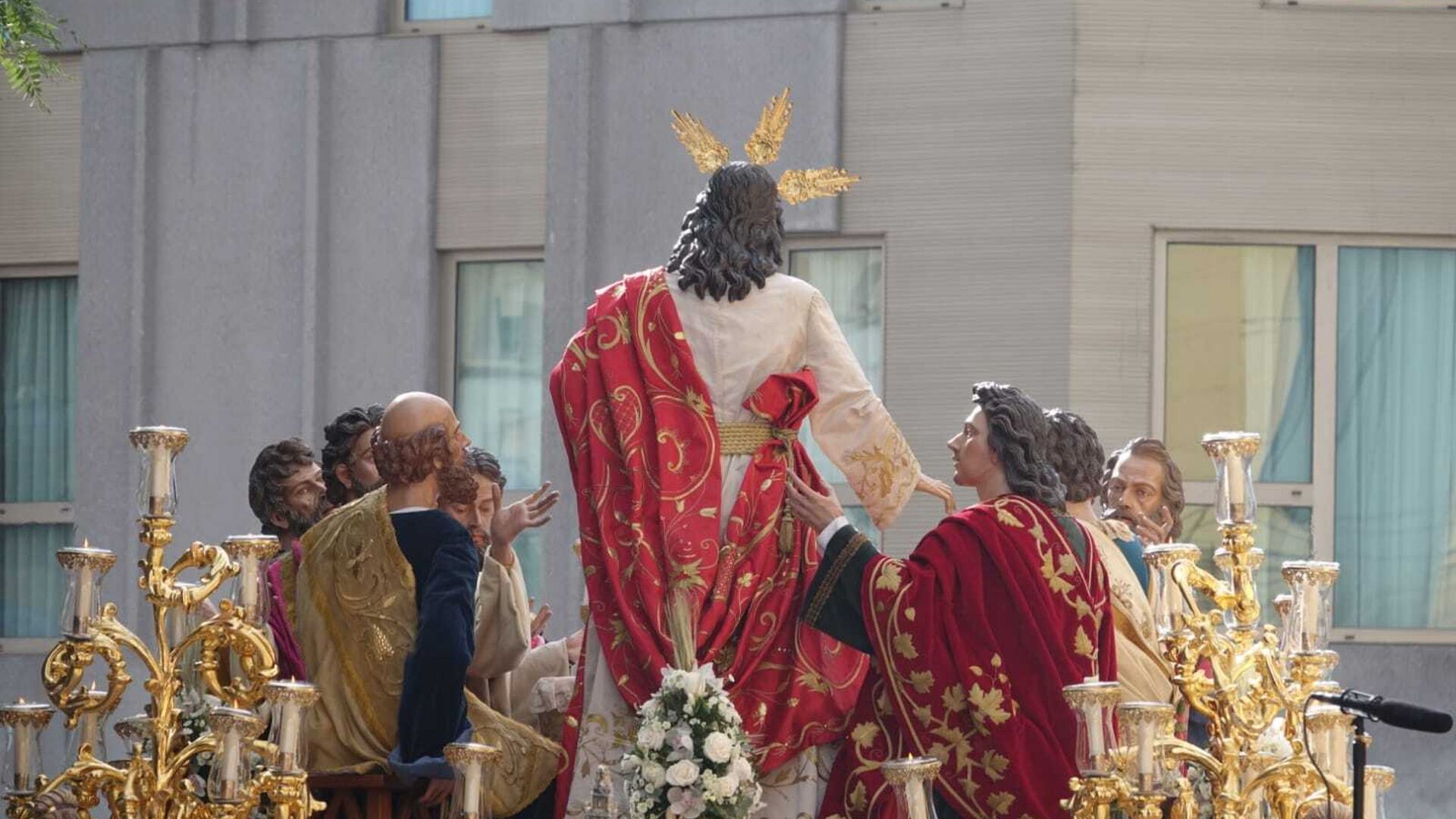 Las fotos de la Sagrada Cena en la procesi&oacute;n Magna de M&aacute;laga