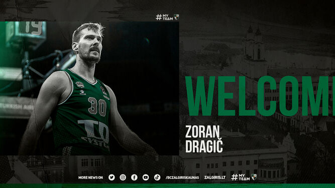 Zoran Dragic, fichaje del Zalgiris.